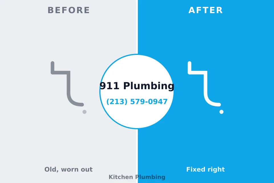 Before and after: plumbing repair Baldwin, FL